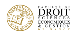 Logo du site FACULTÉ DE DROIT, SCIENCES ÉCONOMIQUES ET GESTION DE NANCY