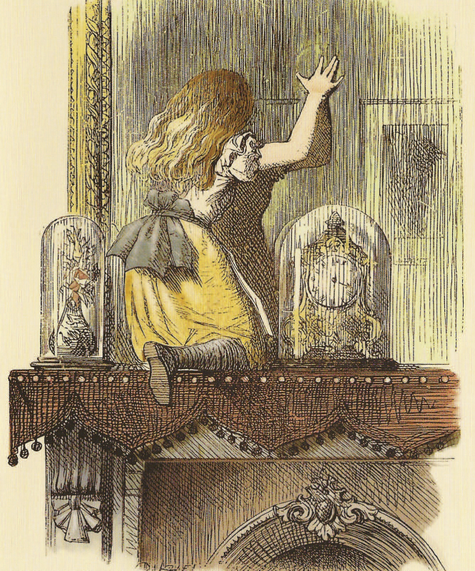Illustration de John Tenniel (1820-1914) pour Through the looking glass (1871) de Lewis Carroll