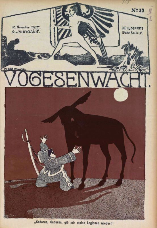 Vogesenwacht, n° 23, 10 novembre 1917
