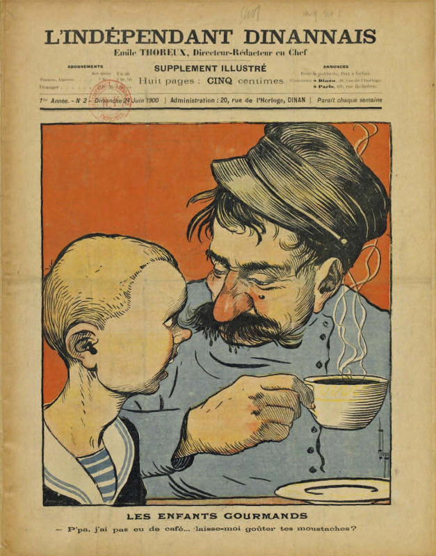 Une de L’Indépendant dinannais, supplément illustré, du 24 juin 1900