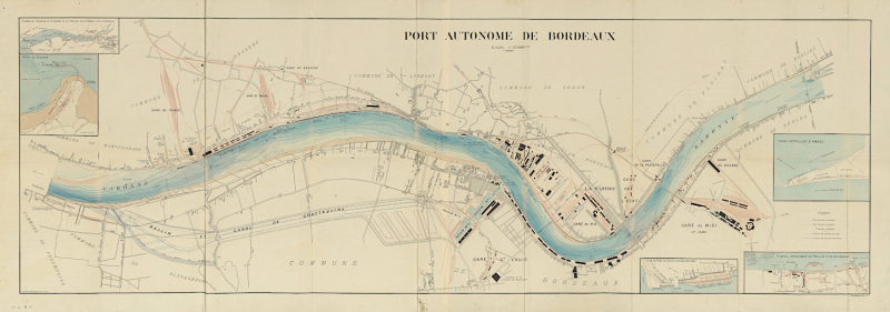 Port autonome de Bordeaux, 1930. Paris : Les procédés Dorel.