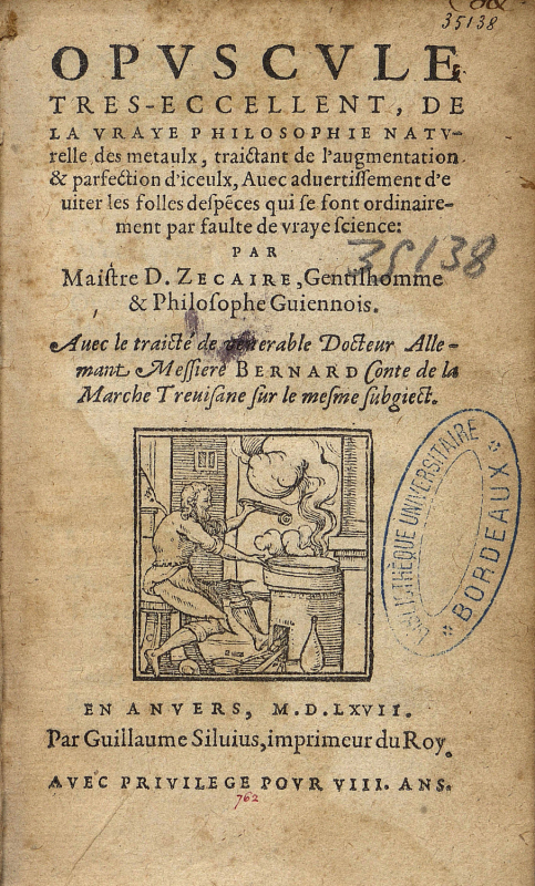 Le Livre de Zecaire, Denis (1510?-156.?) et Bernard le Trévisan (1406-1490), fait partie des ouvrages rares que le public peut admirer lors des présentations.