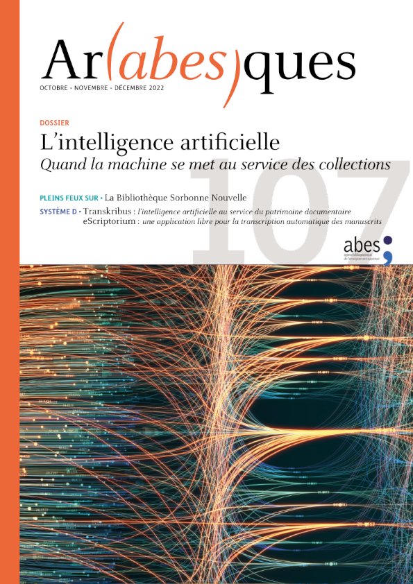 Couverture Arabesques n°107