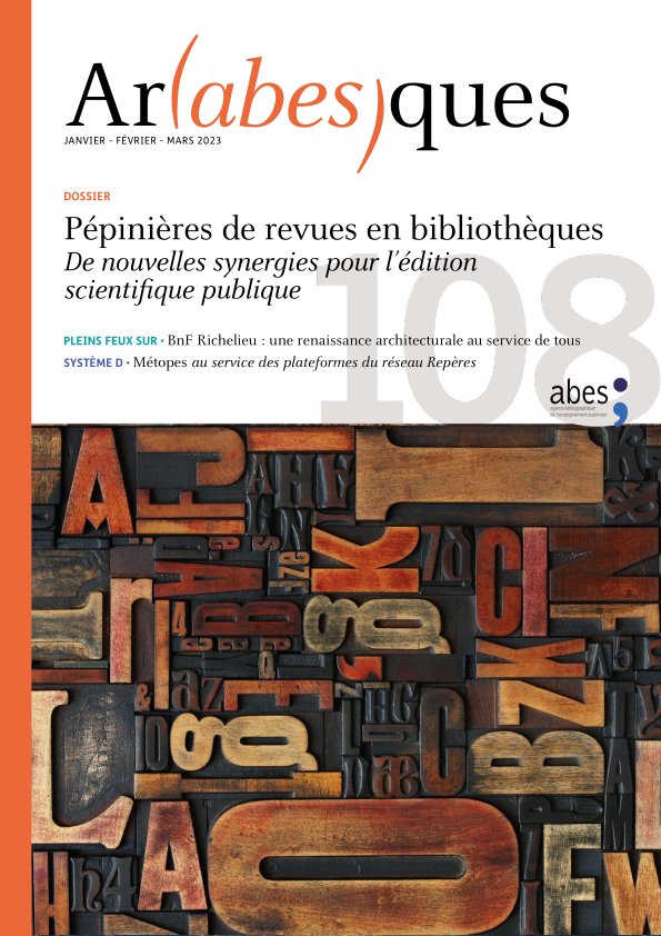 Couverture Arabesques N°108