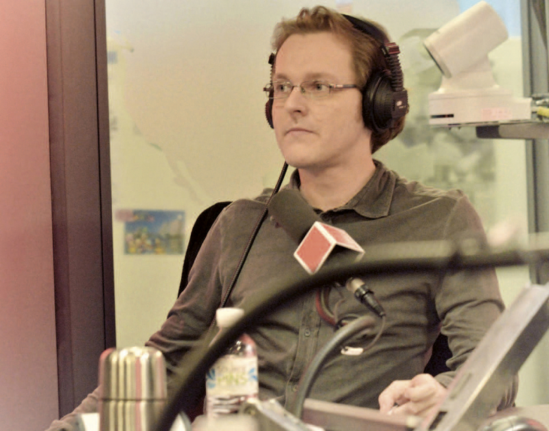 David Christoffel, producteur et animateur de Radio Thésards.