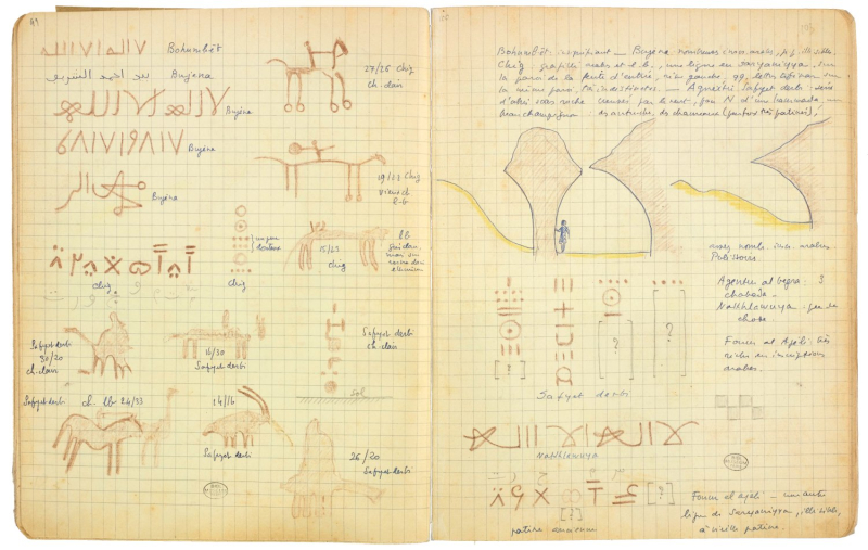 Théodore Monod, Carnet de récolte, 10 août-9 décembre 1934, MNHN, Fonds Théodore Monod (Archives scientifiques), Ms MD CR 2