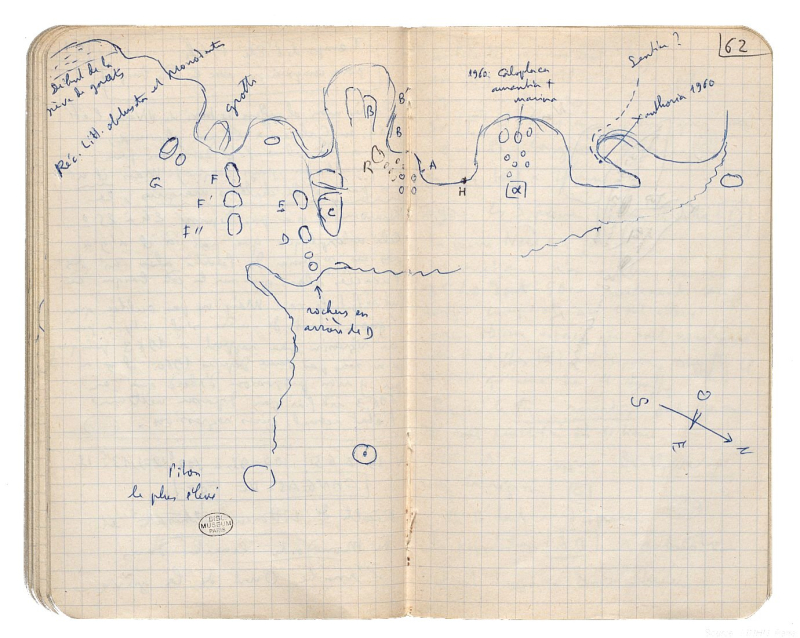Edouard Fischer-Piette, Ribadeo, février 1965, carnet n° 60, MNHN, Fonds Edouard Fischer-Piette (Carnets de terrain), Ms FIP 66