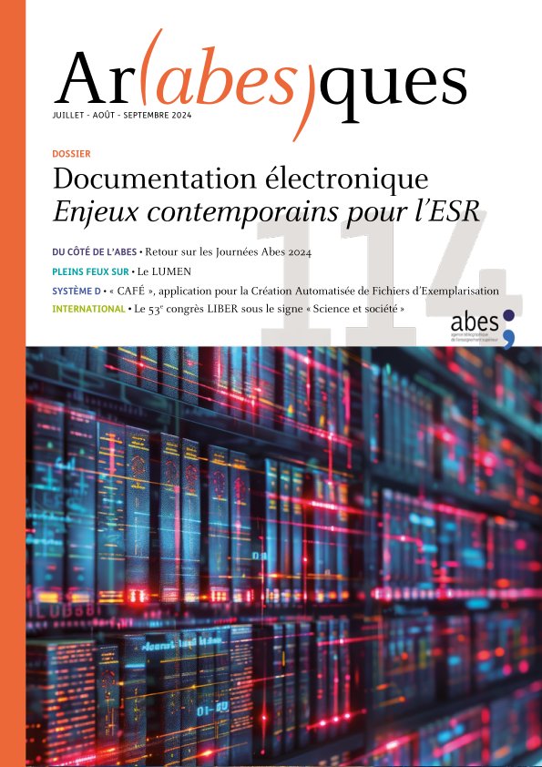 Couverture Arabesques N°114