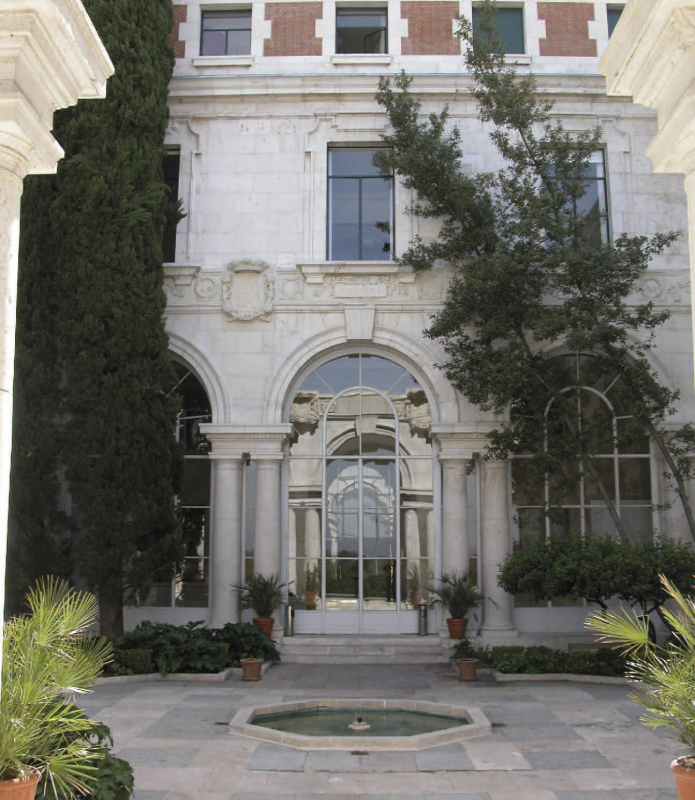 Le patio de la Casa de Velázquez