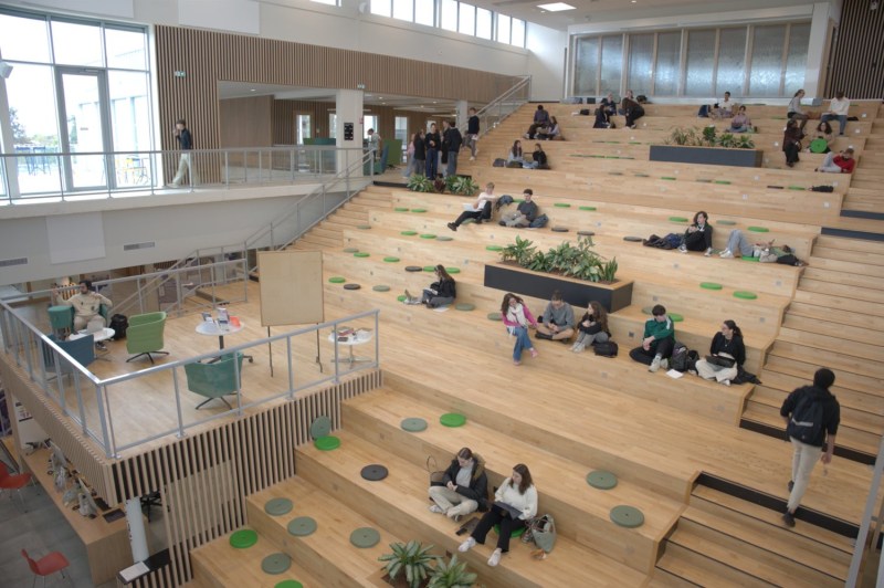 Les gradins de la Ruche