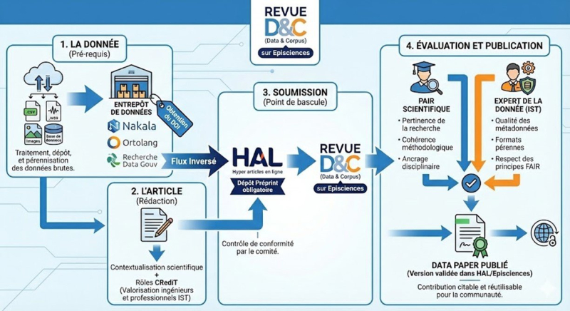 Le flux éditorial inversé de Data &amp; Corpus