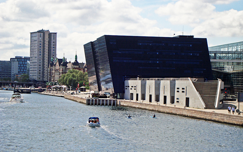 Le Diamant Noir, bâtiment principal de la Bibliothèque Royale du Danemark – Copenhague