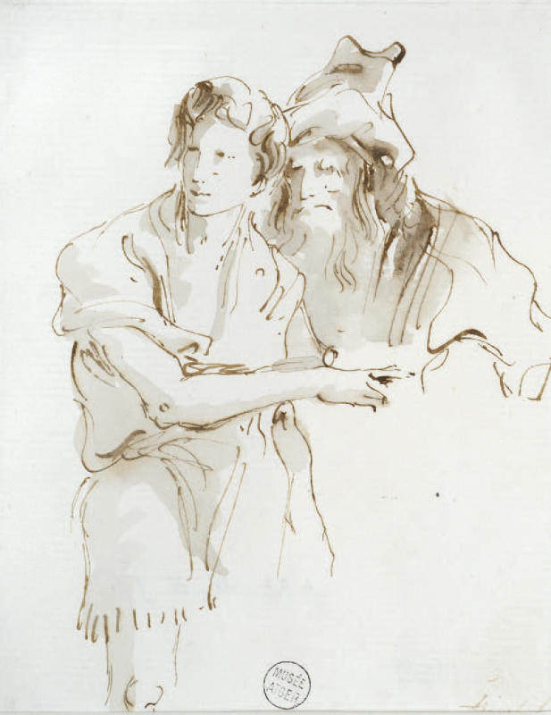 Vieillard et adolescent, Giambattista Tiepolo (1696-1770)