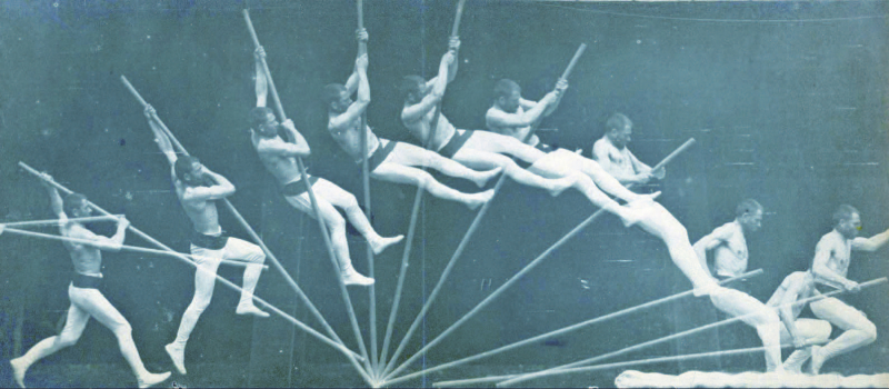 Image chronophotographique d’Etienne-Jules Marey (1830-1904)