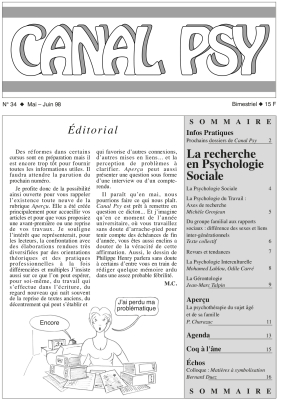 Couverture du n°34