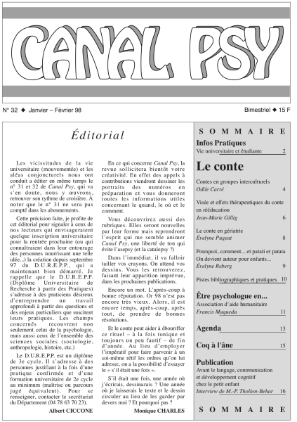 Couverture du n°32