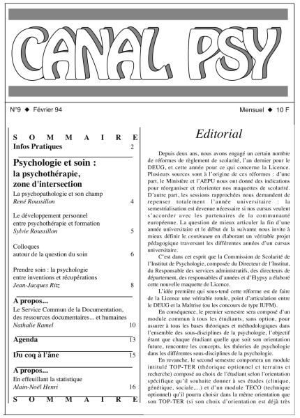 Couverture du n°9