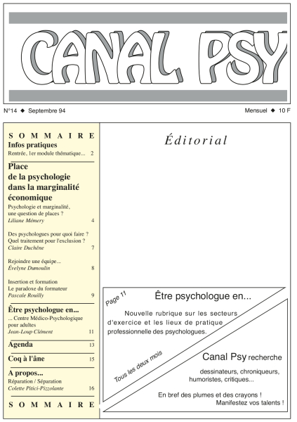 Couverture du n°14