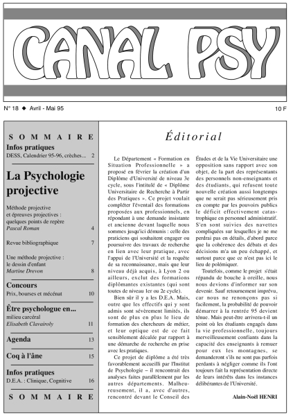 Couverture du n°18