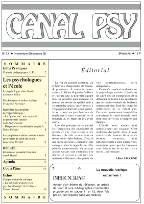 Couverture du n°21