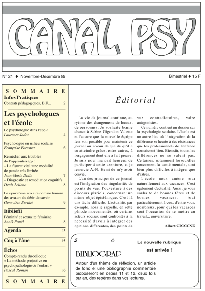 Couverture du n°21