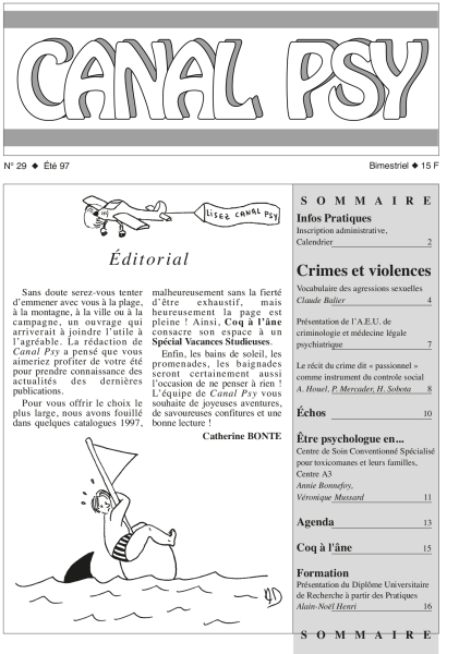 Couverture du n°29