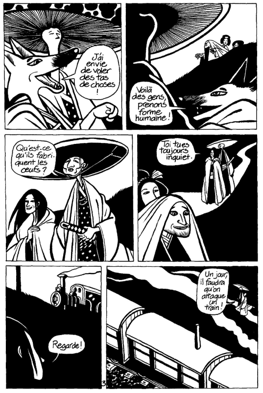 Figure 2 David B., Le Tengû carré, planche no 2