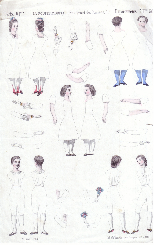Fig. 5. La Poupée modèle, 15 août 1864.