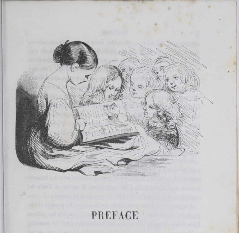 Fig. 1. Illustration de la préface des Mémoires d’une poupée de Julie Gouraud, éd. cit., p. 1.