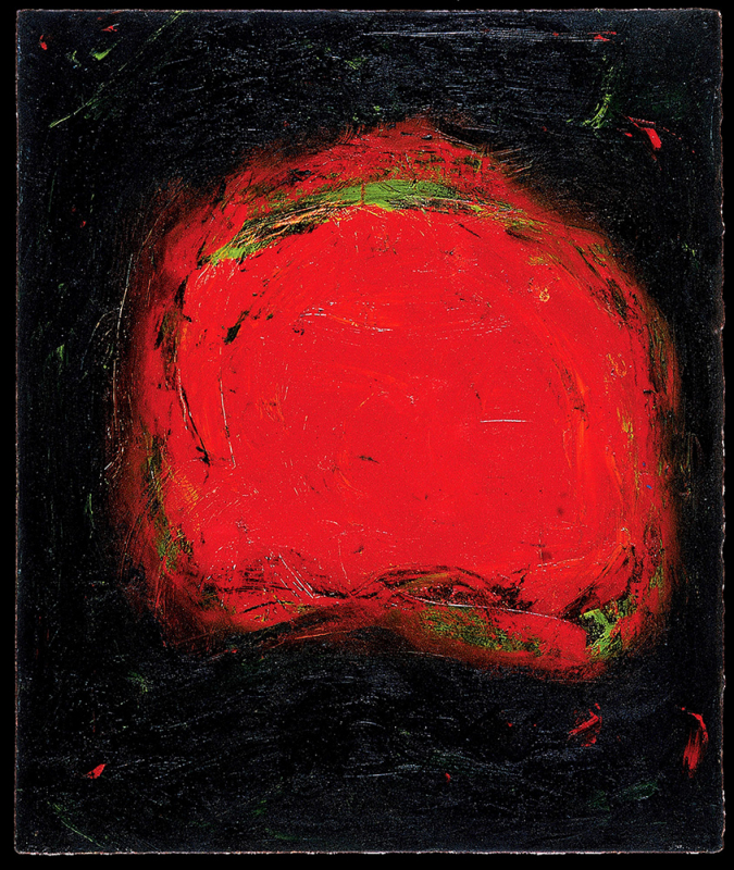 Figure 4. – Carol Steen, Vision, 1996, huile sur papier, 39 x 31 cm.