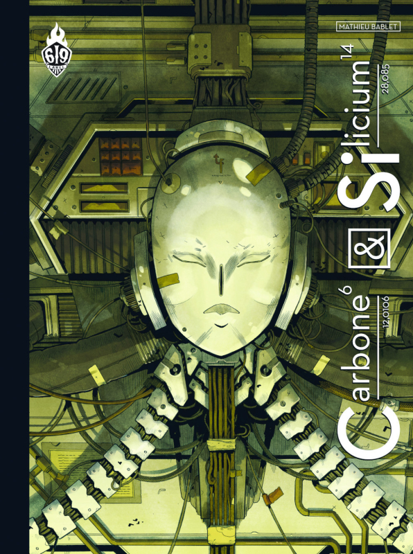 Figure 3. – Mathieu Bablet, 2020, Carbone &amp; Silicium, Ankama Éditions, couverture.