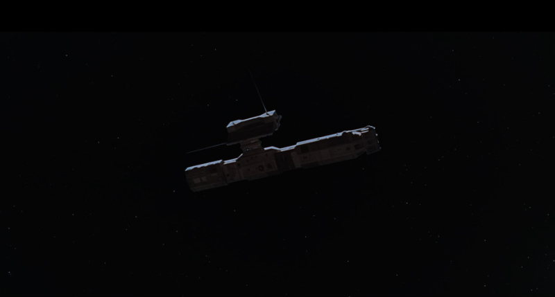 Figure 3. – 2001, l’Odyssée de l’espace (Stanley Kubrick, 1968), photogramme personnel.