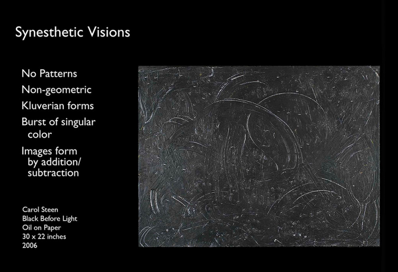 Figure 9. – Carol Steen, Black Before Light.