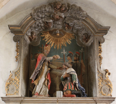 Le Baptême de Clovis par saint Rémy