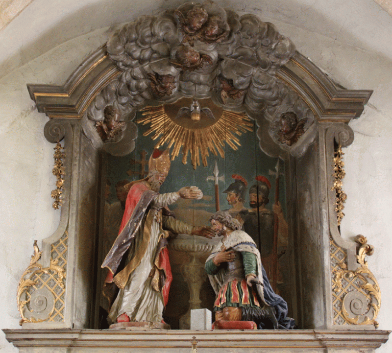 Le Baptême de Clovis par saint Rémy