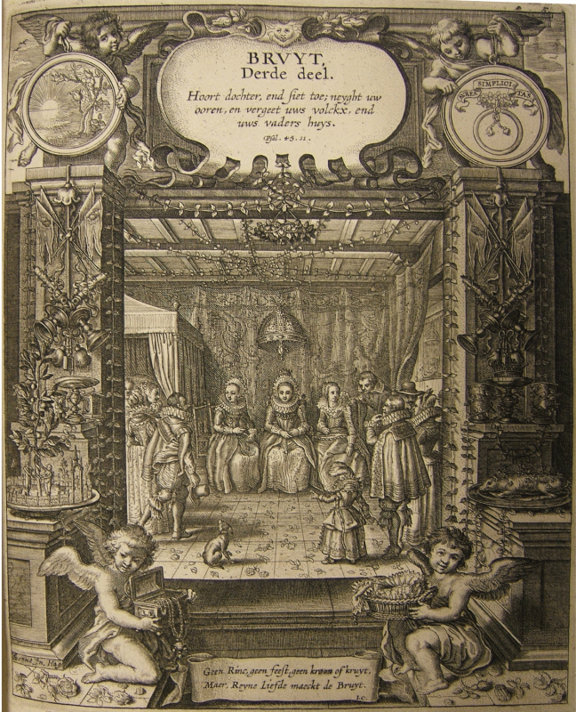 Ill. 3 : Adriaen van de Venne, pl. : J. Cats, Houwelick, op. cit., 1625, chap. « Bruyt », Cliché auteur