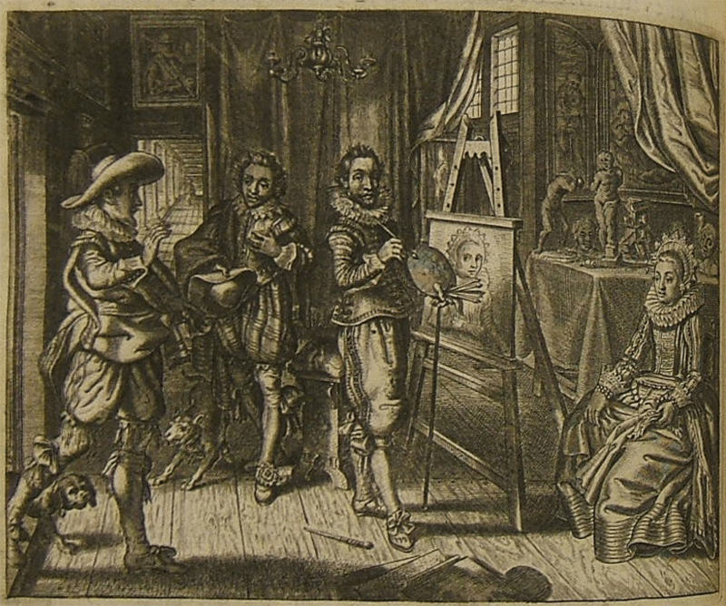 Ill. 7 : Adriaen van de Venne, pl. : J. Cats, Houwelick, op. cit., 1625, chap. « Bruyt », p. 24 v°, Cliché auteur