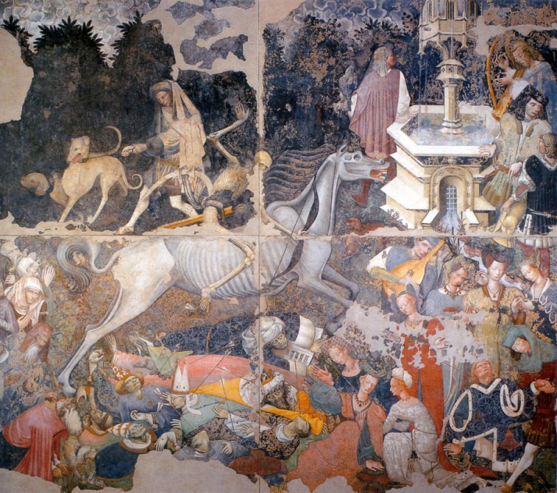 Ill. 2 Triomphe de la mort, Palazzo Abbatelis, Palerme