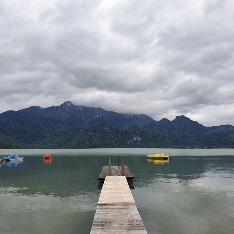 Lac de Kochel, Bavière. Photographie numérique, 2023