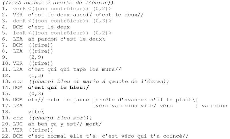 Extrait 3 : C’est qui le bleu (1h12 après 32 min de jeu)19