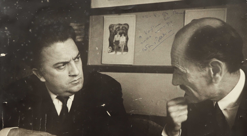 Fig. 3. Federico Fellini et le prince Vadim Wolkonsky. Début des années 1960. Photographie. Archives privées, Rome.
