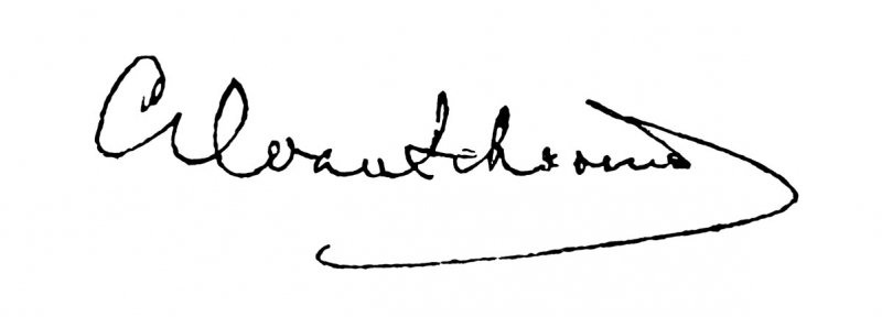 Ill. 6. Signature de Cornelius Van Schooneveld.