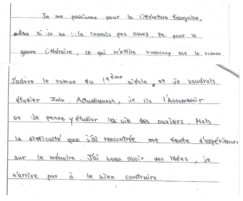 Figure 1. – E1 : biographie.