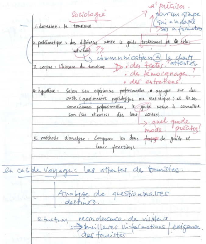 Figure 13. – E8 : projet (suite).