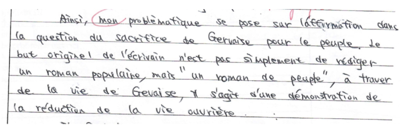 Figure 8. – E1 : projet.