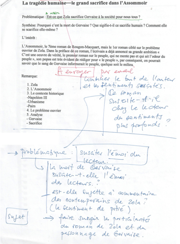 Figure 9. – E1 : projet (suite).