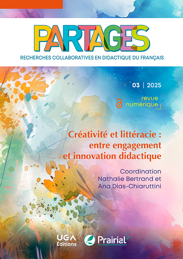 Couverture Partages, 03 | 2025