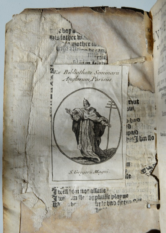Fig. 1. Ex-libris gravé du collège des Anglais de Paris.