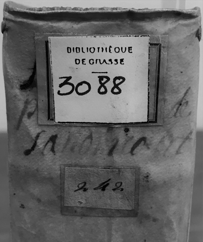 Fig. 6. Recueil du fonds général ancien de la bibliothèque de Grasse.