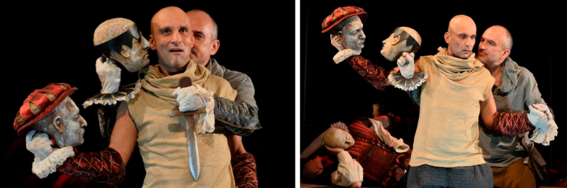 Figures 15–16. – Poker-faced Sebastian (István Kemény) and Antonio (Norbert Ács) conspire uncovering their real selves.